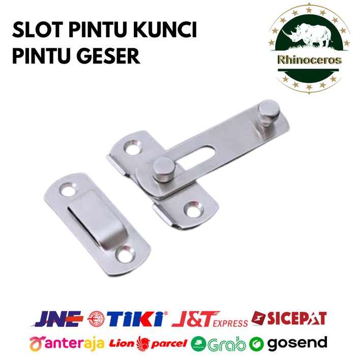 Grendel Slot Pintu Sleeding Kunci Pintu Geser