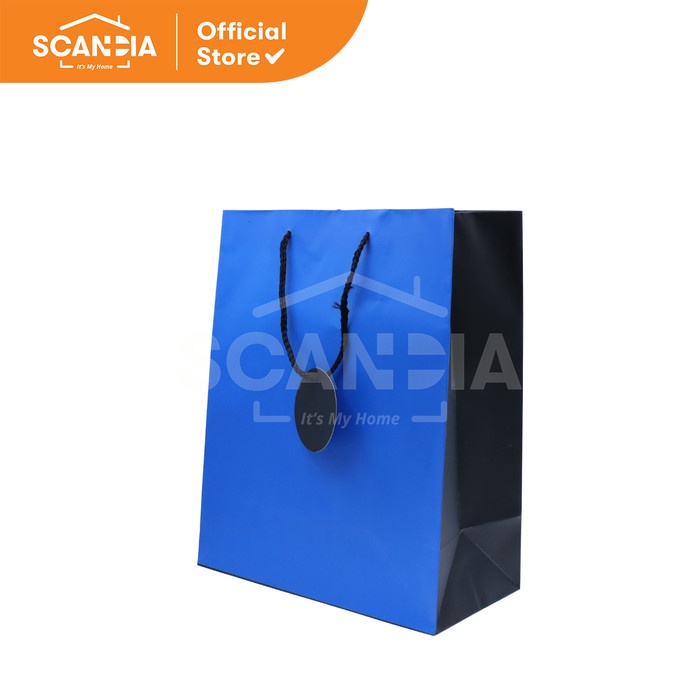 

SCANDIA Paper bag Gift Bag Matte Large Blue (SC0404)