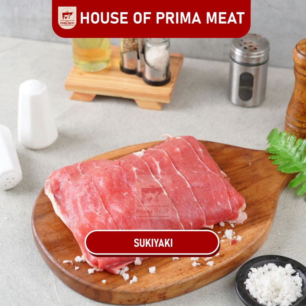 

COD Daging Sapi AUS Slice Beef Sukiyaki / Shabu Beef 500gr 0,7mm