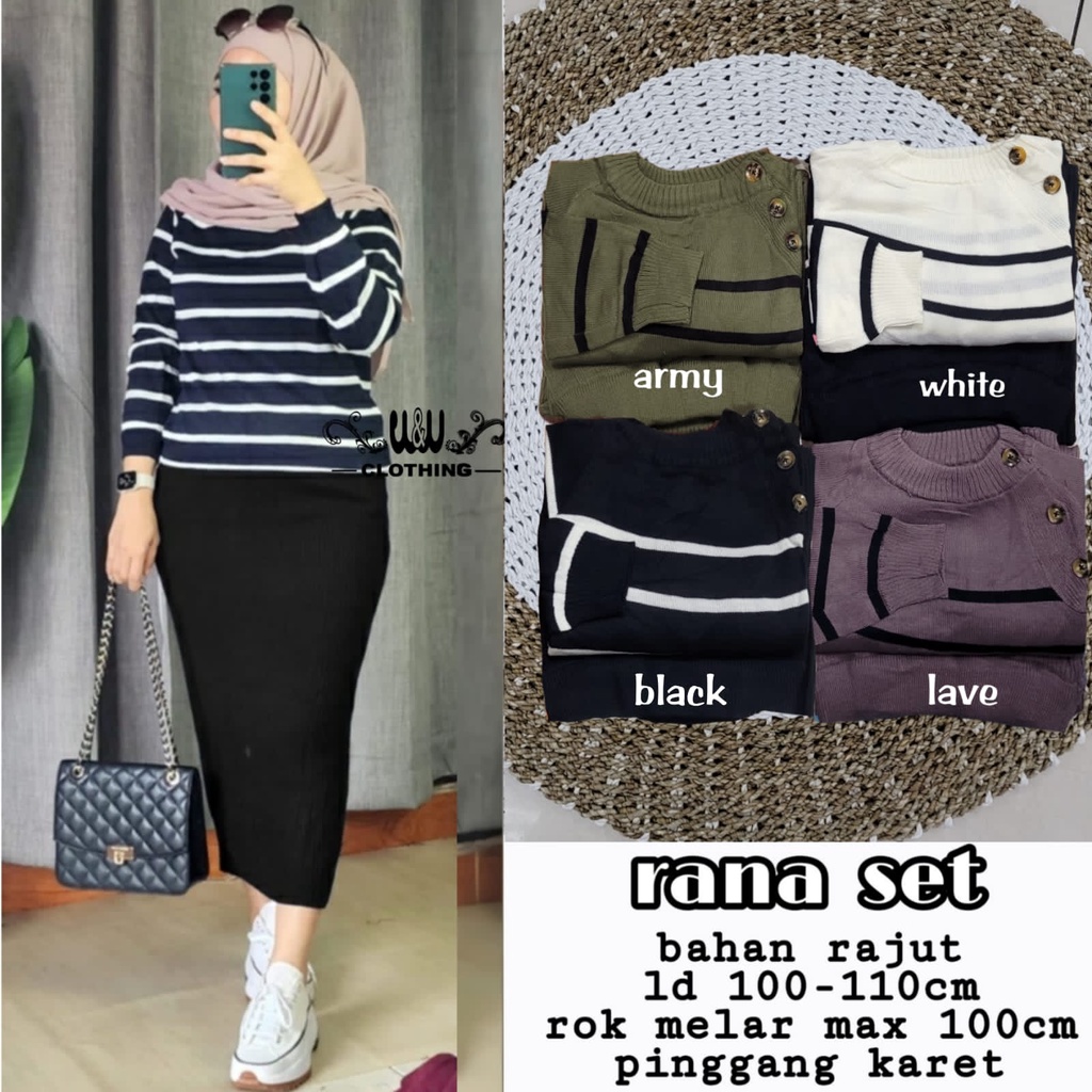 Setelan wanita jumbo Rana/ setelan wanita jumbo/ setelan wanita casual/ busana muslim wanita/baju ke