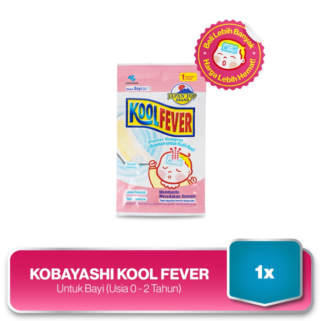 Koolfever Baby  - Plester Kompres Demam Bayi Penurun Panas