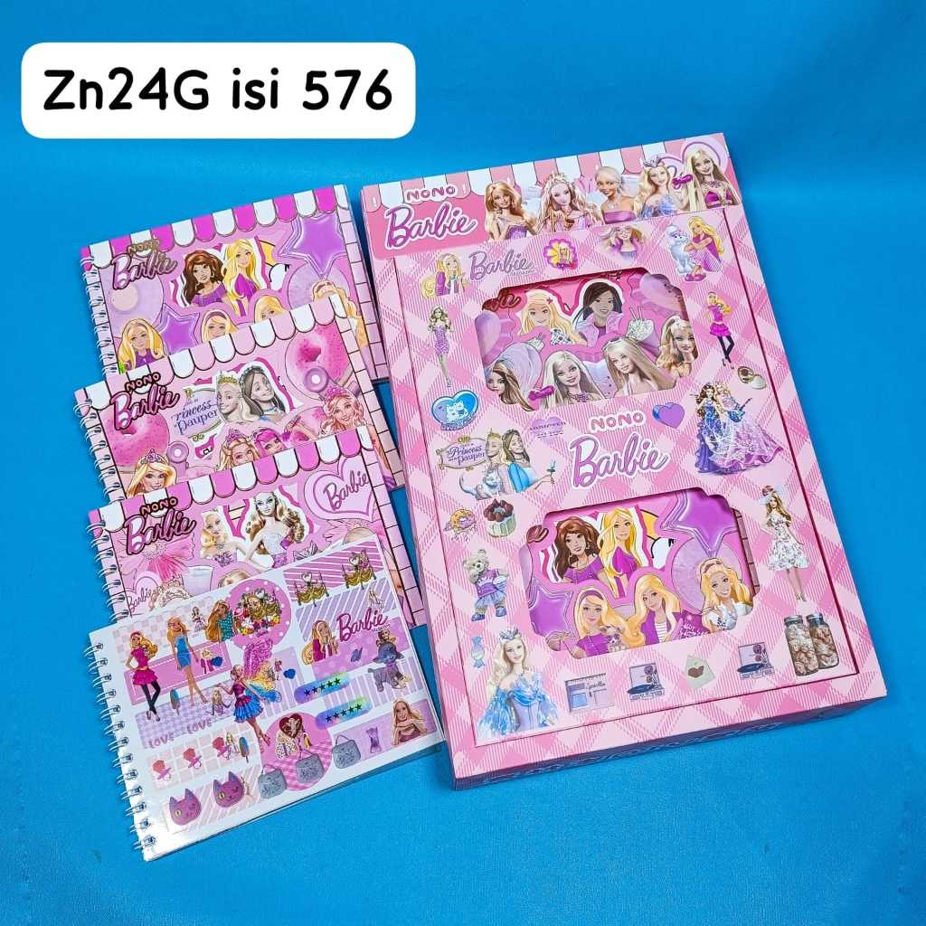 

BUKU STIKER KARAKTER BARBIE / CHARACTER STICKER BINDER BOOK CUTE 4 IN 1 AESTHETIC