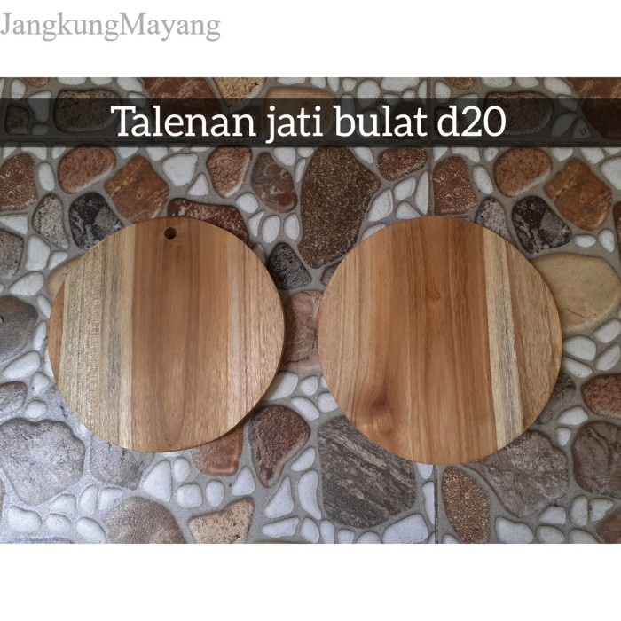 

Talenan Jati Bulat D20cm - Tal Jat D20 Lbg murah
