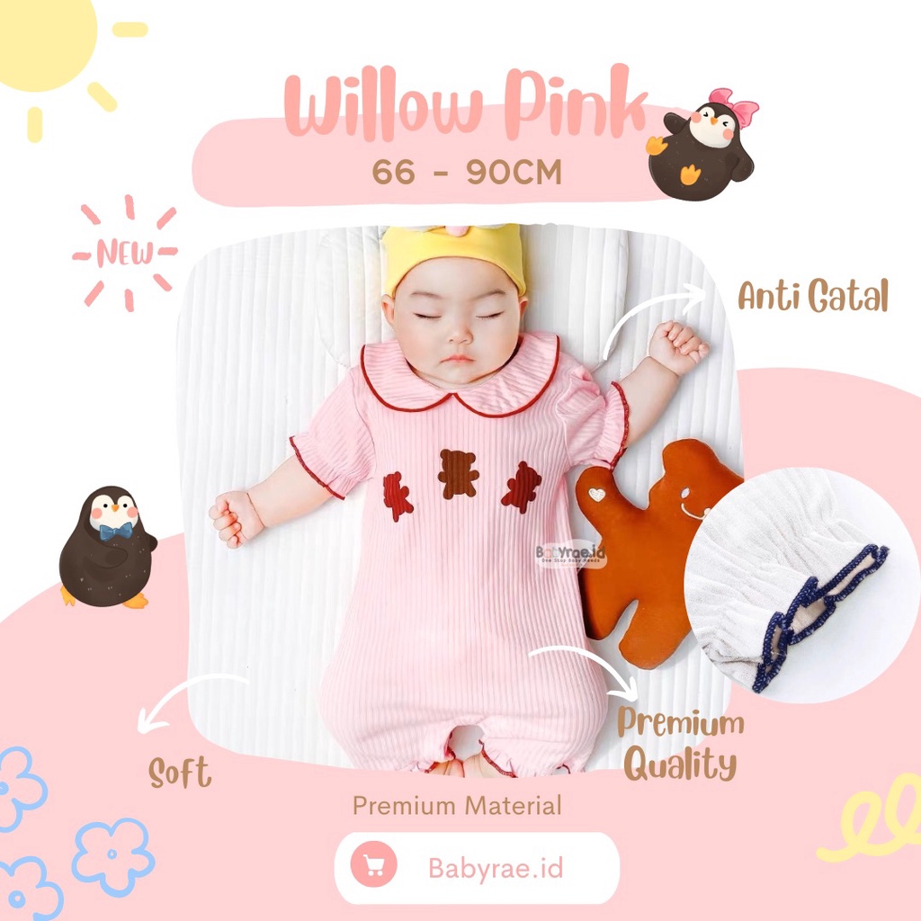 ROMPER WILLOW | ROMPER NEWBORN| ROMPER BAYI | ROMPER ANAK PEREMPUAN