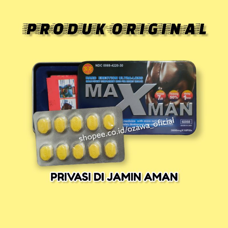 Maxman Original Obat Kuat Asli Pria 100% Tahan Lama