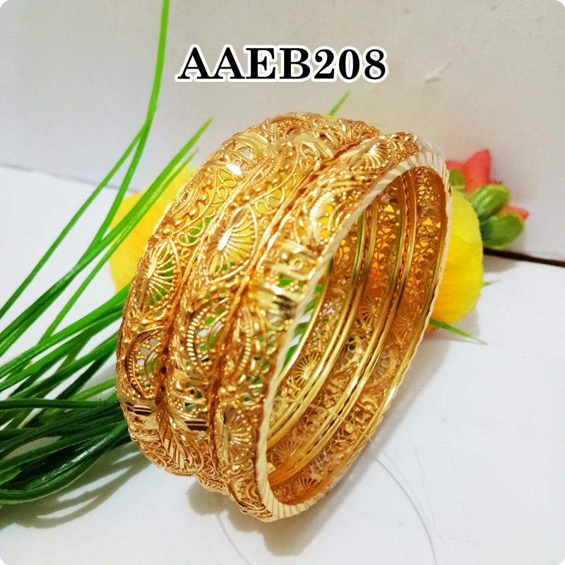 Gelang Etnik ala dubai replika mas 24 K simpel dan mewah