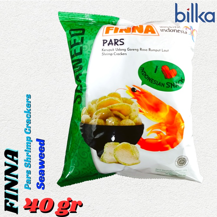 

FINNA Pars Kerupuk Udang Seaweed 40gr