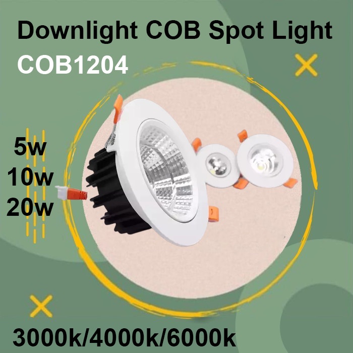 WELITE LAMPU LED Spot Light COB 5Watt 10Watt 20Watt 3000K 4000K 6000K
