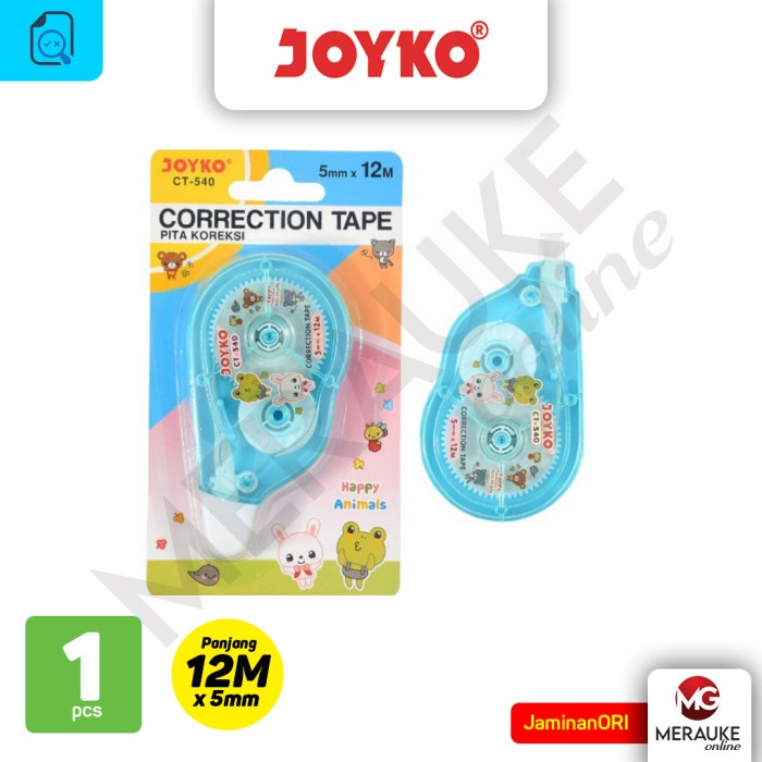 

Correction Tape JOYKO CT-540 (12m x 5mm)