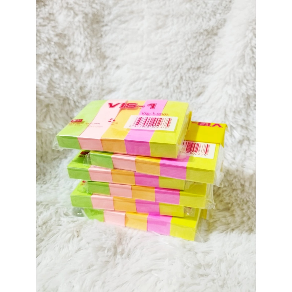 

Sticky Notes / Memopad Vis-1 76x51mm 5 warna - IM21