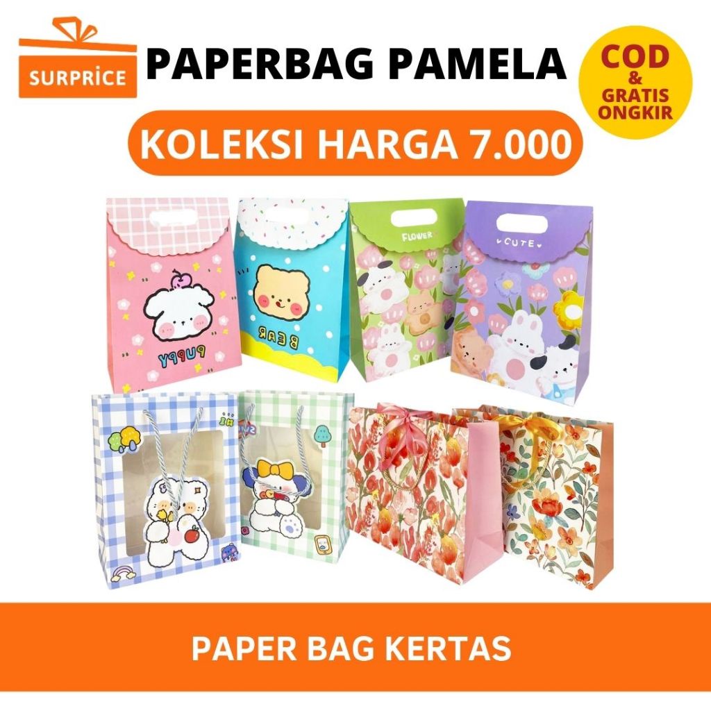 

[LIVE SPESIAL] Surprice Paperbag PAMELA / Tas Kado / Goodie Bag / Tas Souvenir