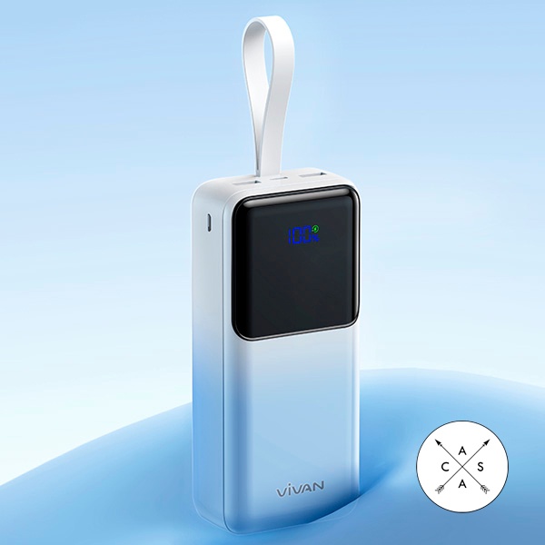 POWER BANK 30000 MAH Vivan VPB-D30 30000mAh Powerbank 3 Output Fast Charging 22.5W PD QC