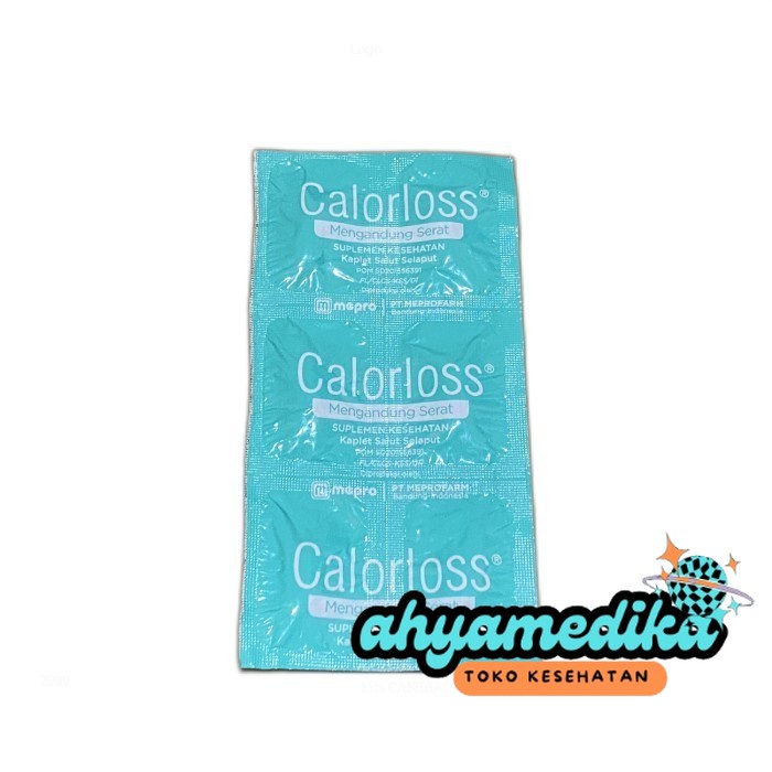 (BISA COD)- calorloss obat diet PER  STRIP -ORIGINAL