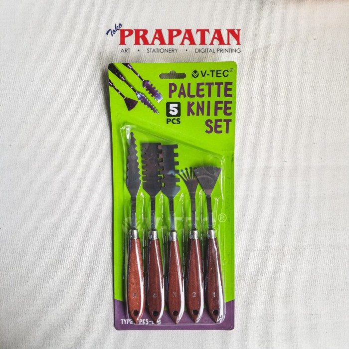 

FM - BEST SELLER V-TEC Palette Knife set PKS008 / Pisau Palet V-TEC