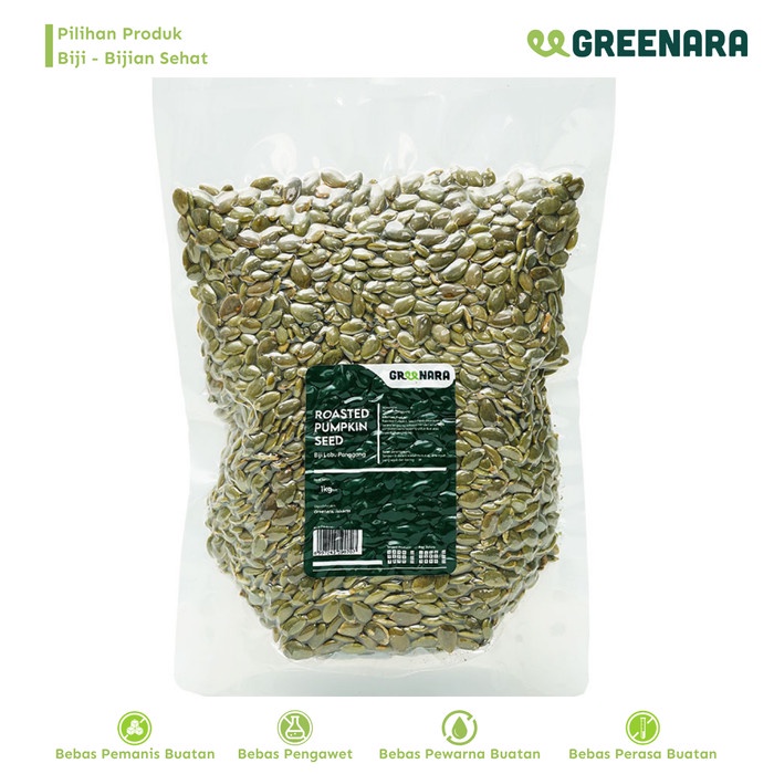 

[PREMIUM] Biji Labu Panggang 1 Kg / Roasted Pumpkin Seed KUALITAS TERBAIK