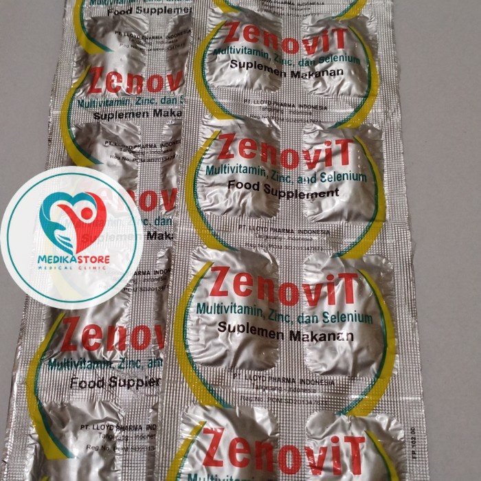 murah- Zenovit per strip multivitamin -100% original