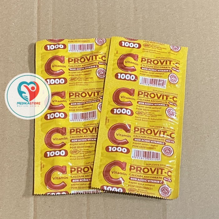 (murah)- provit c 1000 mg strip 6 kapsul -100% original