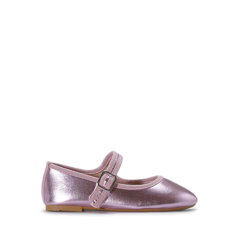 Payless Chrissie Childrens Sasa Flats - Pink Metallic_07