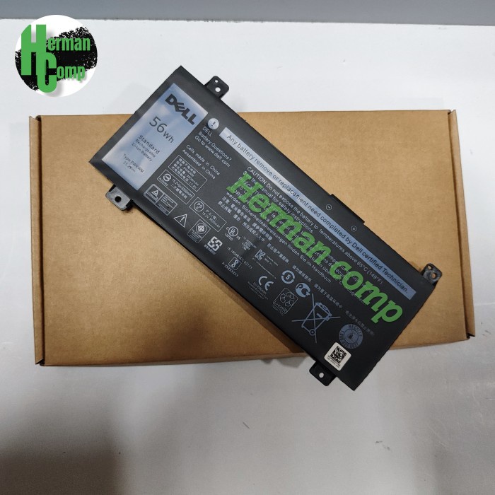 Original Baterai Dell Inspiron 14  7466 7467 7000 Series PWKWM 56Wh