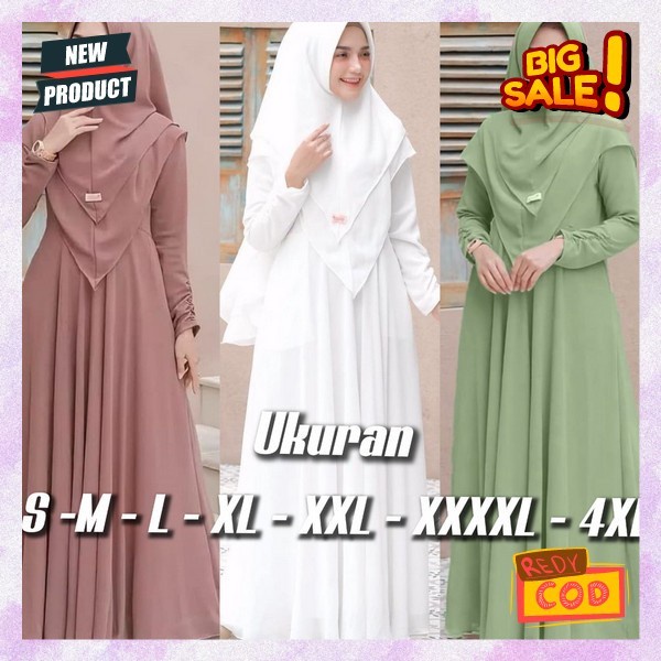 PROMO Games Jumbo Mewah Bj Muslim Casual Gamis Wanita Terbaru 2023 Dress COD