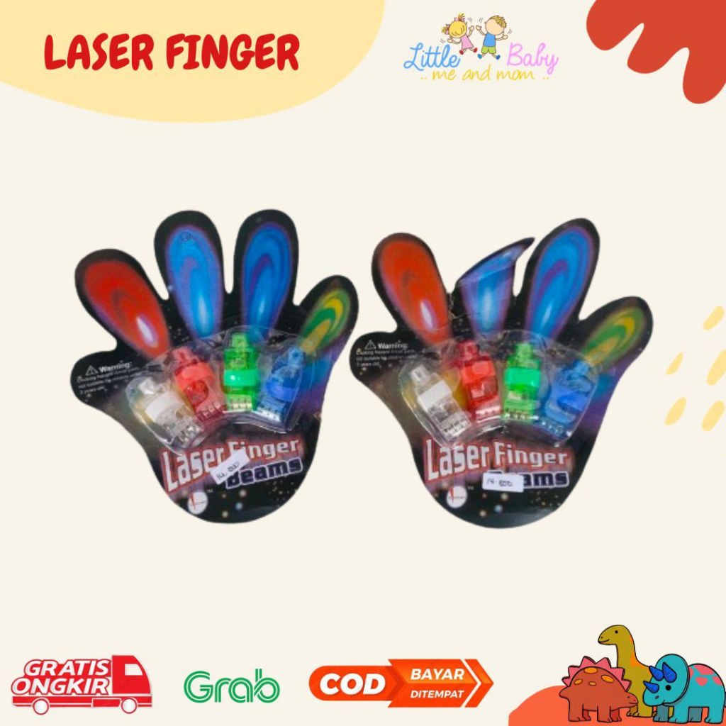 Mainan Anak Laser Jari Laser Finger Mainan Anak Lampu Tangan