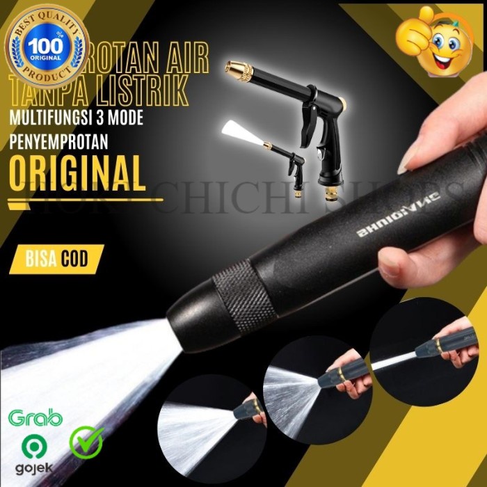 Kepala Semprotan Air Tanpa Listrik Alat Buat Cuci Mbil Motor Kendaraan