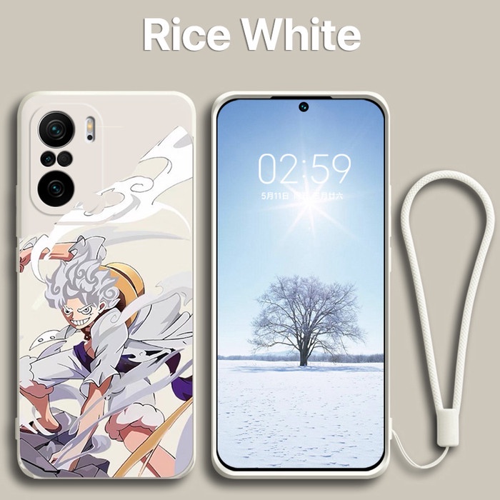 Soft Case Poco F3 ONE PIECE LUFFY GEAR 5 Matte Silicone Free Tali
