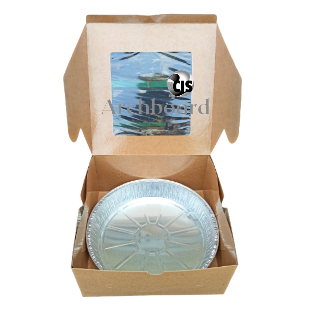 

Box Kraft Window + Aluminium Foil RX 1200 + Tutup (5 set)
