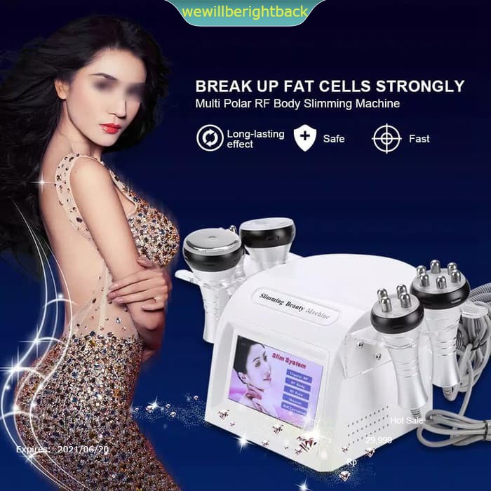 5in1 polar rf 5in1 EMS RF ultrasound wajah tubuh pelangsing 40K slim burn fat polar rf tripolar bipo