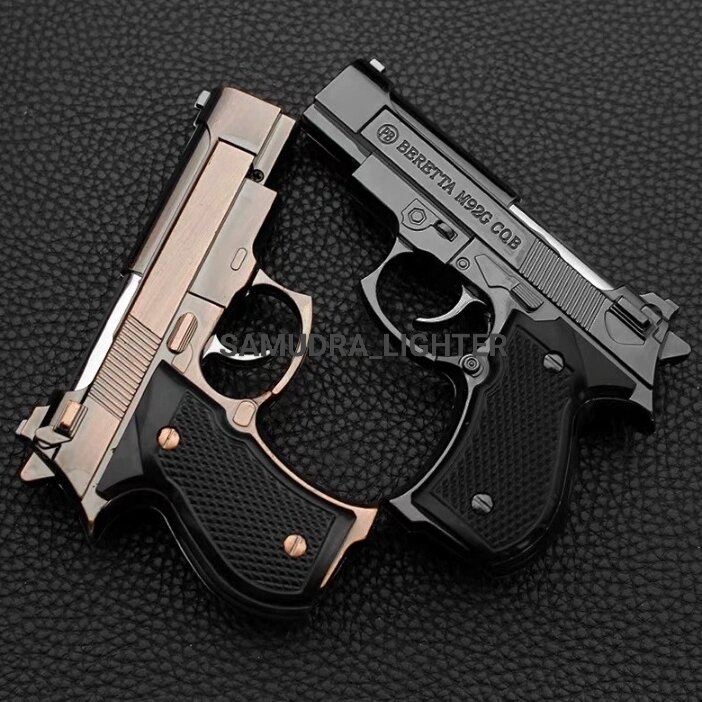Terbaru Korek Api Bara Gas Pistol Beretta M92G COB PS 67