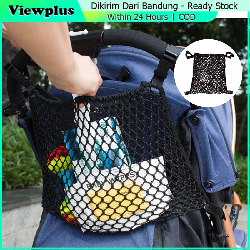 Stroller Bag Organizer Gantungan Tas Jaring Bayi Stroller
