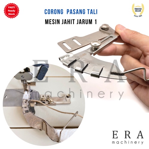 Corong Pasang Tali mesin jahit jarum 1 industri Folder Piping welting Single Needle 20 22 24 25 26 2