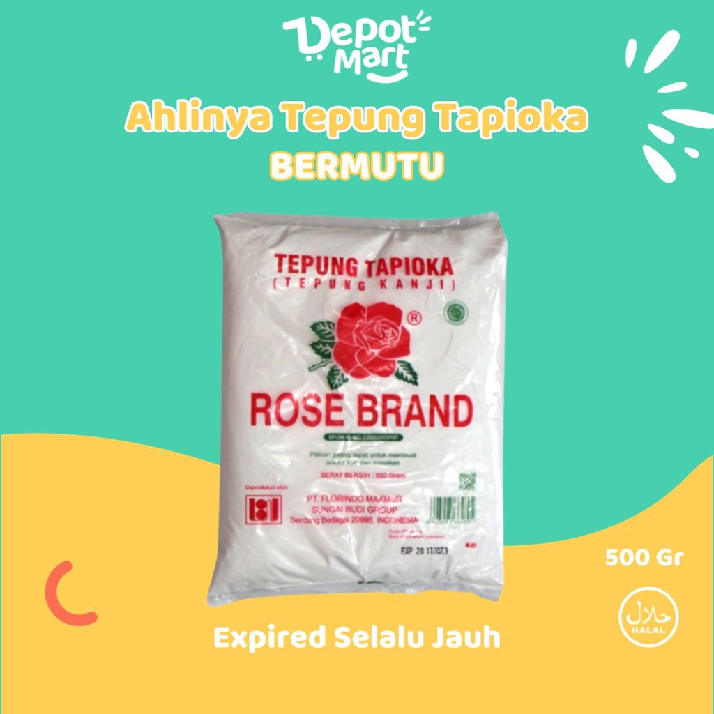 

2 bungkus Rose Brand Tepung Tapioka 500 gr - Tepung Kanji