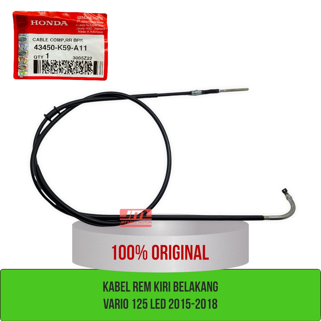 Kabel rem belakang kiri vario 125 led 2015-2018 43450-K59-A11