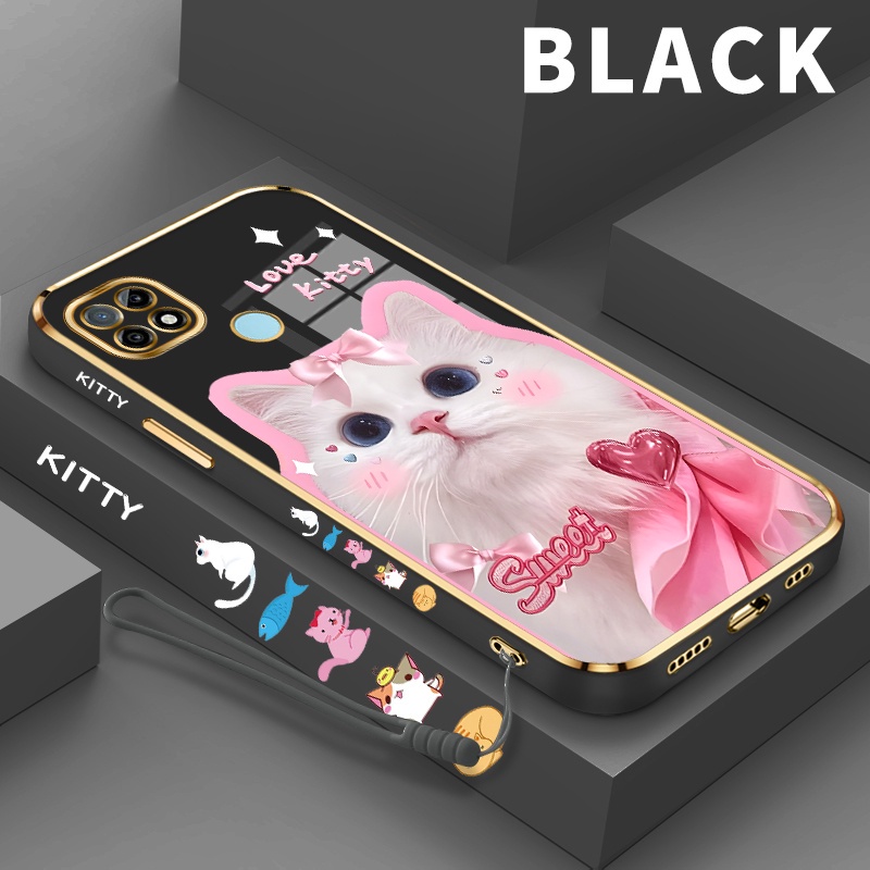Case Gold Plating Casing hp Case hp For Realme C21 C21Y C20 C20A Case hp For Realme C25 C25s C25Y Re