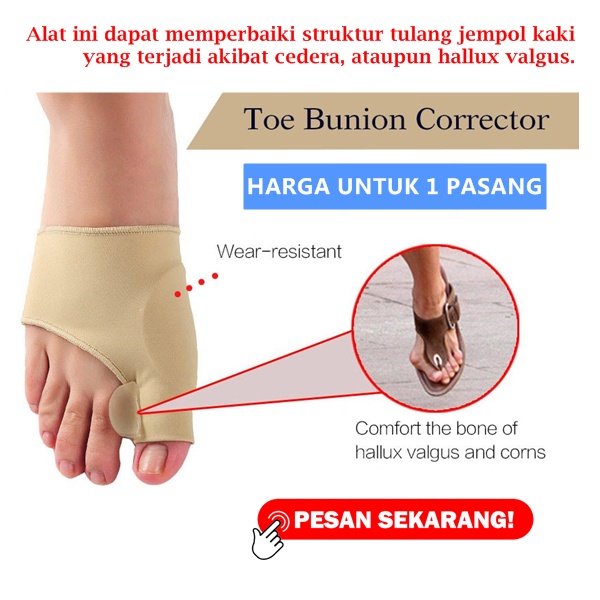 Alat Pelurus Tulang Jempol Kaki Bengkok Kaos Kaki Koreksi Cedera Jempol Kaki
