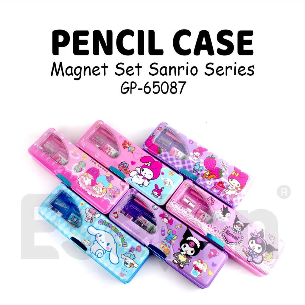 

[ES.JKT] Tempat Pensil Magnet Set SANRIO GP-65087 / Tempat Pensil SET