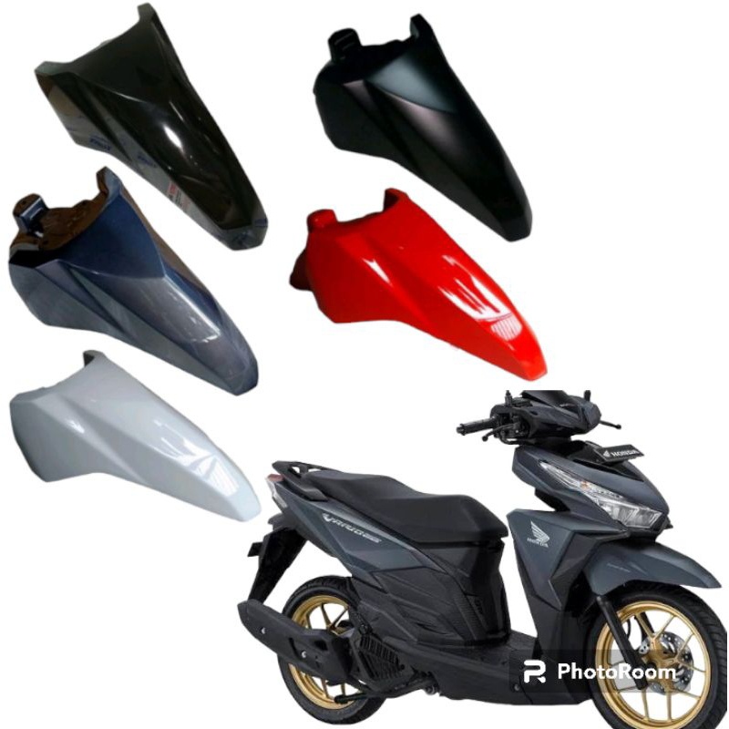 Spakbor Sepakbor Depan Vario 125-150 LED 2015-2017 Putih Hitam Doff Grey