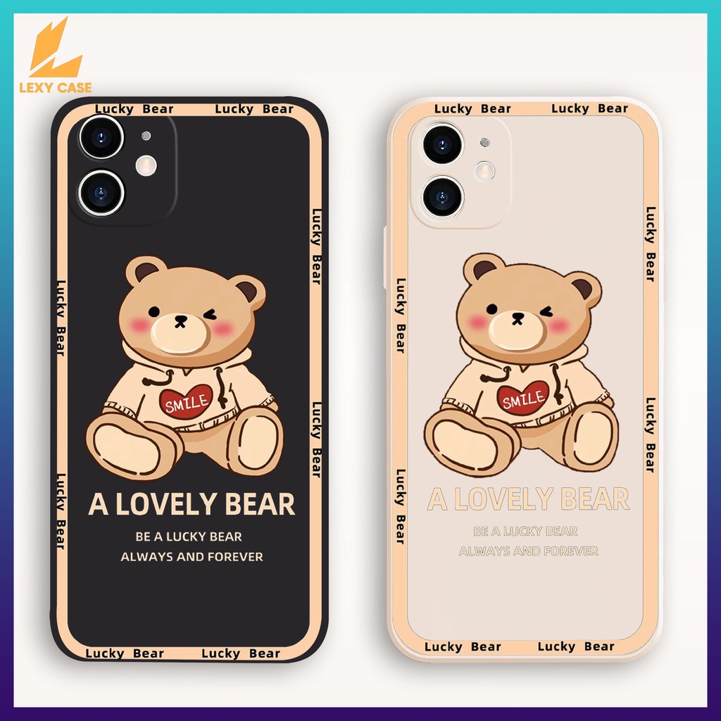 Case Lovely Bear SM515 Infinix Smart 7 Note 30i Hot 30 9 10 11 12 Play Casing HP Motif Karakter Bergambar Anime Lucu Silikon Handphone Kamera Pro Softcase Infinix Terbaru
