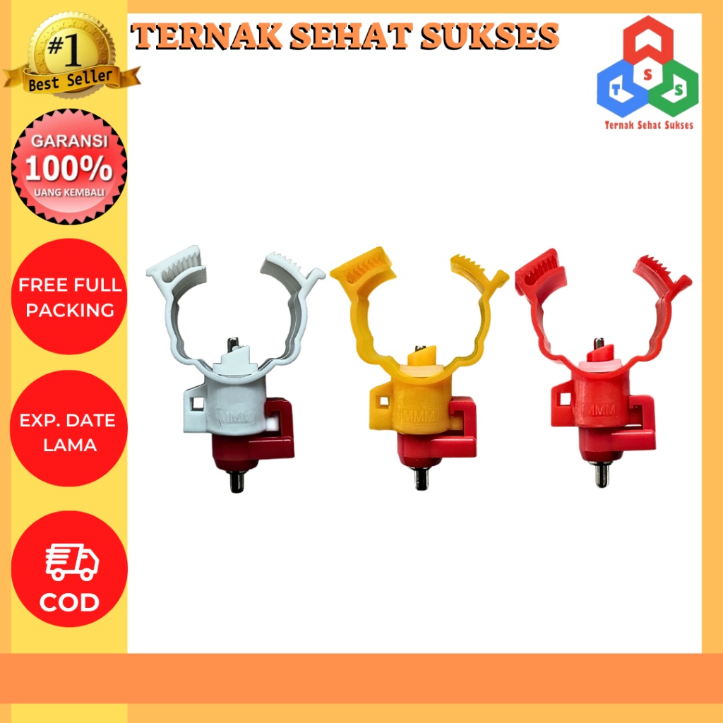 Nipel A9 Nipel Nipple Nepel Niple Drinker, Tempat minum ayam petelur broiler puyuh, Nipel A5 MMM STD