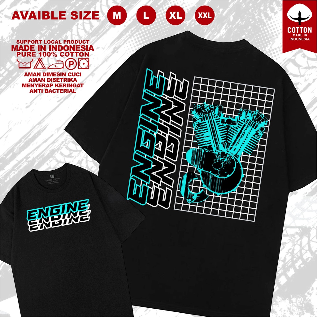 KAOS MOTOR BLUE ENGINE KAOS CB GL MP  DISTRO MOTOR HONDA HARLEY CLASSIC VESPA KAOS HONDA GANK KAOS M