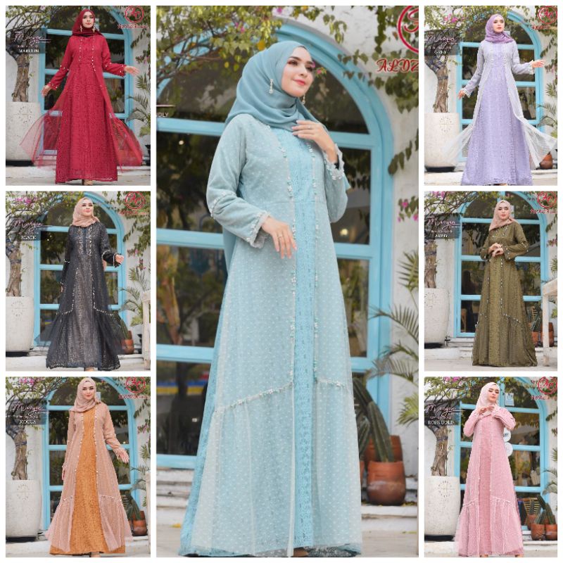 Kebaya Gamis Modern Maryam/ Gamis Busui Lebaran/ Gamis Pesta/ Gamis Wisuda/ Gamis Lamaran/ Gamis Pag