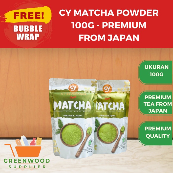 

CY Pure Matcha Powder Original Japan / Bubuh Teh Matcha - 100G