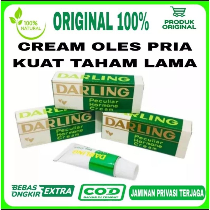 DARLING CREAM ORIGINAL CREAM OBAT KUAT PRIA TAHAN LAMA 100% PEMBESAR PENIS PRIA PERMANEN OBAT KUAT O