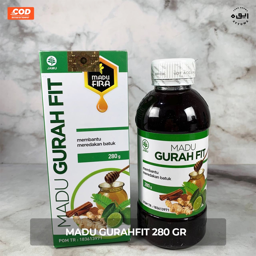 

MADU GURAH FIT HERBAL OBAT FLU BATUK ASMA SINUSITIS ORIGINAL MADU FIRA 280gr