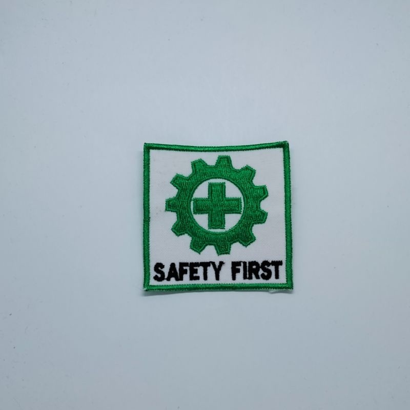 Bordir Logo Bordir Safety First / Logo Safety First / Bordir Logo Safety First / Bordir Safety First