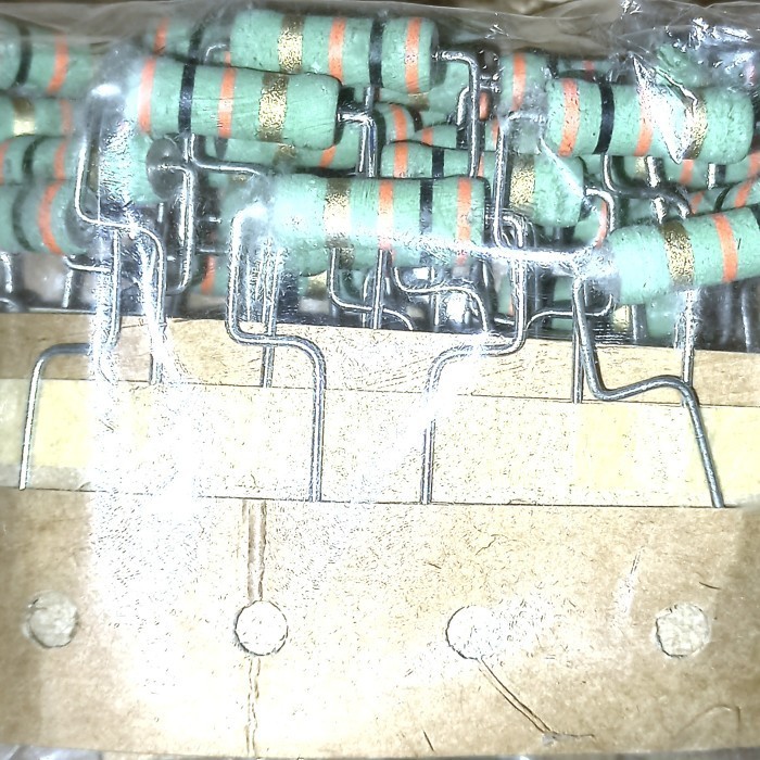 resistor R metalfilm ORIGINAL JAPAN 30K 30 K 2watt 2 watt 2wat 2w 3w 3 wat
