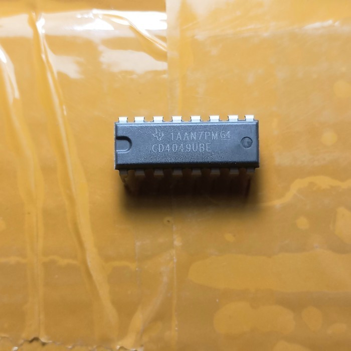 IC CD4049 CD 4049 BE 4049BE HCF4049 CD4049UBE original texas ori asli