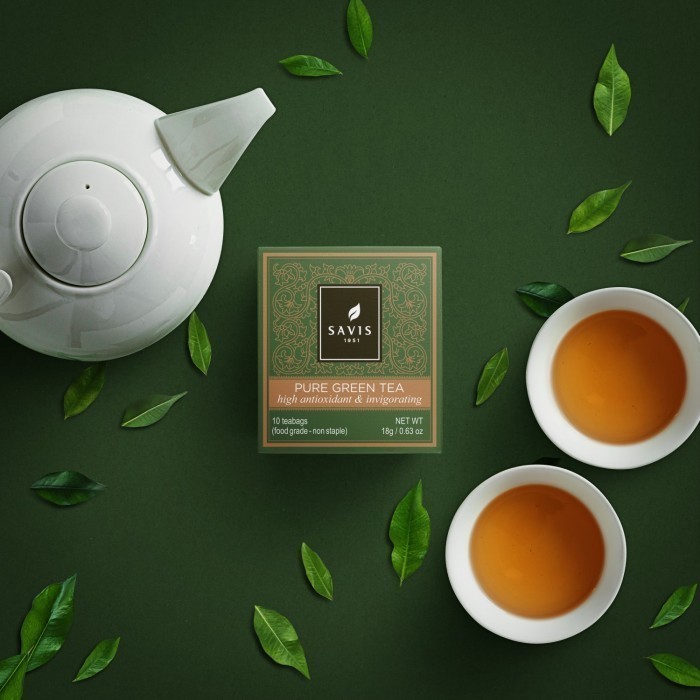 

Teh Premium Savis - Green Tea Isi 10Teabag