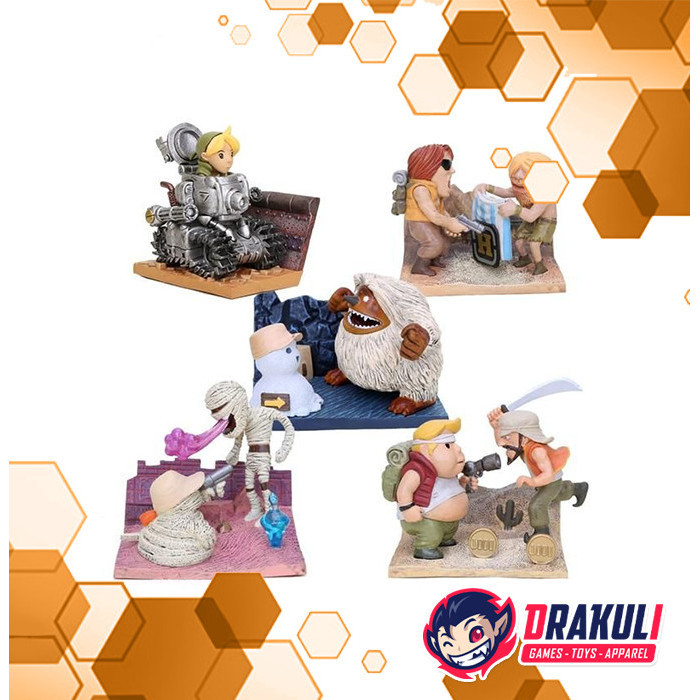Drakuli Hobbies Toys Chaoer Super Vehicle-001 Metal Slug Diorama Figure (Set of 5)